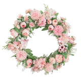 Artificial Peony Garland Hanging Wreath Flower Door Wall Decor 5 Pieces