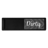 Maxbell Dishwasher Clean Dirty Sign Cute Cleaning Indicator for Kitchen Organization Black