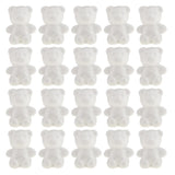 Maxbell 25Pcs Rabbit /Bear Shaped   Foam Ornaments for DIY Modelling Crafts