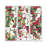 Maxbell 3x Rose Wall Sticker PVC Wallpaper for Offices Kitchen Background Decoration Style A