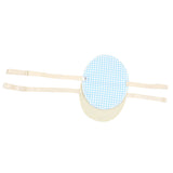 Maxbell Maxbell 1 Pair Washable Underarm Armpit Sweat Absorbing Pad Shields Light Blue Grid