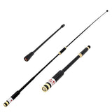 Maxbell Dual Band VHF/UHF Telescopic Antenna BNC Male 144/430MHz for IC V8/V80/V82 - Aladdin Shoppers