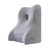Maxbell Memory Foam Cushion Portable Lumbar Back Support Cushion for Sofas Beds Home Light Gray