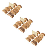Maxbell 30Pcs Rustic Wood Place Card Holder Party Wedding Table Name Card Holder
