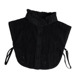 Maxbell Women False Collar Half Shirt Blouse Top Collar for Apparel Dress Daily Wear Black