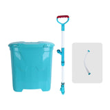 Maxbell Backpack Carrying Granular Fertilizer Spreader Sturdy Fertilizing Tool Style A