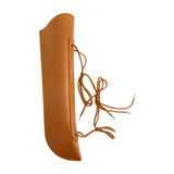 Double Bass Bow Quiver Portable PU Leather Waterproof Sturdy Bass Bow Holder Brown