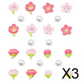 Maxbell 3xBeach Bag Flower Charms Accessories Stylish Beach Totes Accessories Inserts, Style A