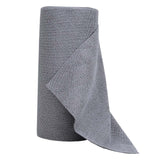Maxbell Reusable Washable Rag Reusable Microfiber Towels Roll for Dorm Pan Tableware Gray