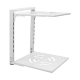 Maxbell Pot and Pan Organizer Organization Storage for Under Cabinet Home Countertop 2 Tier White