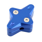 Maxbell Motorcycle Side Stand Foot Enlarger Plate for Yamaha Nmax125 Motorcycle Blue