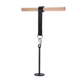 Maxbell Wooden Wrist and Forearm Blaster Weight Plates Holder Adults Strength Roller