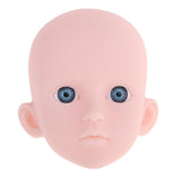 Maxbell 1/4 BJD Girl Doll Nude Body and Head Scuplt Doll DIY Making Accessories