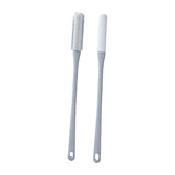 Maxbell 2 Pieces Toe Cleaning Brush 40cm Foot Scrubber for Men and Women Senior Foot Gray