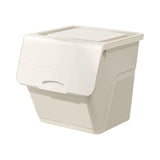 Toy Storage Box Home Decor Large Capacity for Living Room Nursery Boys Girls beige