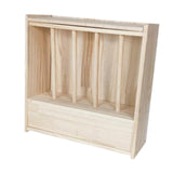 Maxbell 2 in 1 Rabbit Hay Feeder Box Hay Feeder with Litter Pan for Bunny Guinea Pig large Grass Rack