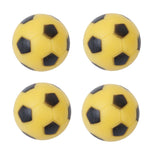 Maxbell Maxbell 4pcs 36mm Soccer Table Foosball Football Fussball Replacement Ball Yellow Black