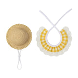 Maxbell Goose Hat Scarf Accessories Clothes Hen Top Hat for Duck Outdoor Statues