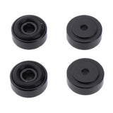 Maxbell 4 Pack Aluminum Speaker Spike Shockproof 20x8mm Isolation Feet Stand Cone Pad Turntable Amplifier CD DAC Recorder Black - Aladdin Shoppers