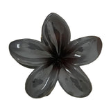 Maxbell Flower Shape Hair Claw Clip Nonslip Hair Clip for Women   Deep Gray