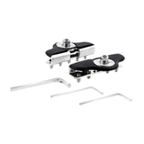 Maxbell 2pcs Generic LED Light Bar Mounting Brackets Hood Mount Light Brackets