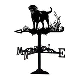 Maxbell Weathervane Vintage Retro Art Ornament Weathercock for Courtyard Garden Yard dog