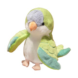 Maxbell Parrot Hand Puppet 20cm Stuffed Animal for Telling Story Preschool Role Play Green