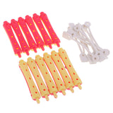 Maxbell Lot 36 Pieces Hair Curler Clamps Hairdreser Perm Rods Hair Styling DIY Tools