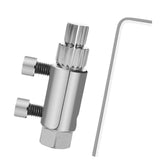 Maxbell Damaged Screw Extractor Set Portable Accessories for Professional Men Repair Silver