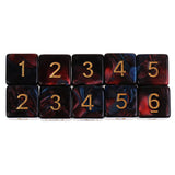 Maxbell 20 Pieces D6 Dice Polyhedral Dice for Dungeons and Dragons Table Games Gift