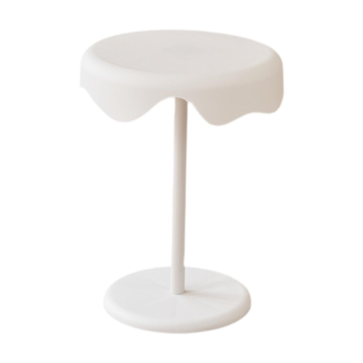Maxbell Side Table Modern Decor Drink Table for Living Room Corner Office NightStand White
