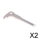 Maxbell 2xRemote Smart Key Uncut Blank Emergency Insert Small Key For