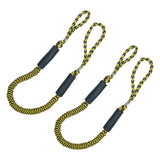 Maxbell Stretchable Bungee Dock Line Marine Mooring Rope for Boat E Yellow 2Pcs - Aladdin Shoppers