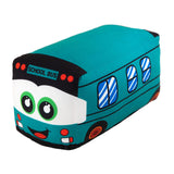 Maxbell Plush School Bus Decorative Home Decor Cushion for Living Room Study Bedroom green 20cm