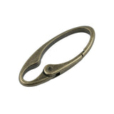 Maxbell Maxbell 2pcs Oval Snap Hook Carabiner D-Ring Key Chain Clip Keychain Hiking Camp