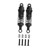 Maxbell 4x Shock Absorbers Metal Replace Parts 55mm 1/12 1/16 Scale for MN98 D90 B16 Black