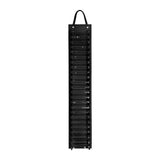 Maxbell Vinyl Roll Holder Hanging Vinyl Storage Organizer for Craft Room Home Closet Black