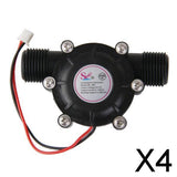 Maxbell 4xDC12V Micro Hydro Turbine Generator High Power Flow Hydraulic Water Charging