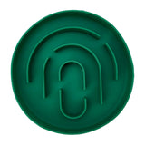 Maxbell Slow Feeder Cat Bowl Silicone Dog Treats Mat Anti Gulping for Dogs and Cats Green