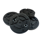 Maxbell 4 Pieces Round Car Jack Lifting Pads 4.7x1.2inch for Truck Hoist Accessories