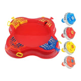 Maxbell Gyro Disk Set Portable Exciting Tops Game Set for Party Boys Girls Ages 6-12 Red