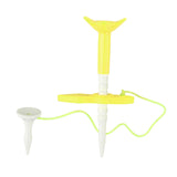 Maxbell Golf Tee Stable Practice Tool Golf Accessories for Outdoor Training Exercise Yellow