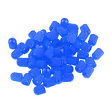 Maxbell 2x100x Plastic Car Bike Motorcycle Truck wheel Tire Valve Stem Caps HOT Blue