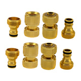 Garden Hose Quick Connect Fittings Adapter Easy Installation Accessory Brass
