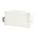 Maxbell Travel Toiletry Bag with Handle Storage Bag Travel Accessories for Beach Gym white