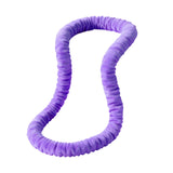 Weighted Fitness Hoop Plush Silent Warm Soft Spring Hoop for Indoor Home Gym 1.1 kg