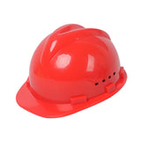 Maxbell Hard Hat Breathable Sturdy Construction Helmet for Outdoor Engineering Labor Red