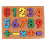 Wooden Jigsaw Puzzle Board Kids/Baby Cognitive Toy Number 0-9