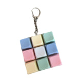 Maxbell Keyboard Fidget Keychain Novelty Keyboard Button for Teens Adults Kids Gifts