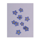 Maxbell 22 Pieces Forget-me-not Verbena Real Pressed Dried Flowers for Nail Art